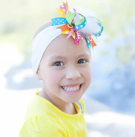 A child supported by the Foundation
